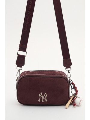 New York Yankees Kadın Çapraz Çanta Bordo-Kahve MLB048
