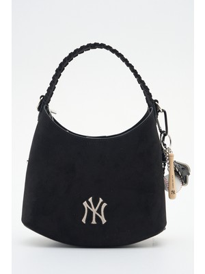 New York Yankees Kadın El Çantası Siyah MLB058