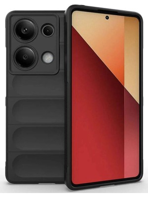 Magicool Xiaomi Redmi Note 13 Pro 4g Kılıf Optimum Silikon - Siyah