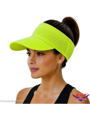 Axe Sportswear Esnek Vizör Şapka Uv Güneş Koruyucu Günlük Plaj Tenis Şapkası