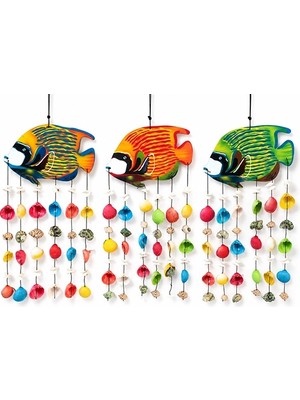 Uravas Store Deniz Kabuklu Balık Rüzgar Çanı NO:1135