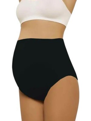 Emay İç Giyim Siyah Mı Emay 5210 Seamless Soft Hamile Slip