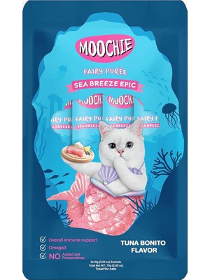 Moochie Sıvı Kedi Ödülü Ton-Palamut 5X15 gr