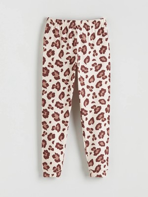 Lc Waikiki Yeni Sezon Leopar Desenli Kız Çocuk Pijama Alt