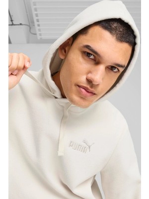 Puma Ess Elevated Hoodie Beyaz Erkek Sweatshirt