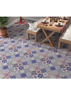 Uravas Store Stickerart Yer Kaplama Zemin Kaplama Folyosu 65X130 cm Türk Vintage