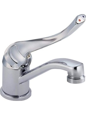 Uravas Store Delta Musluk 570LF-06ELH Classic, Single Handle Basin Musluk, Krom By Delta Musluk