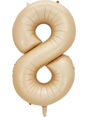 Uravas Store Benim Marifetlerim - 8 Rakamı Karamel Folyo Balon 34 Inch 86 cm