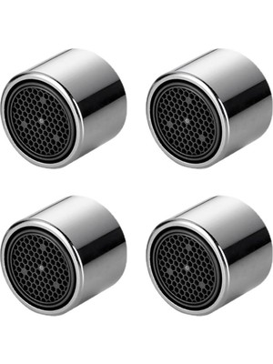 Uravas Store 4 Adet 22 mm Musluklar Için Perlatör, M22 Musluk, Süzgeç, Musluk, Havalandırıcı, Musluk Filtresi, Iç Dişli Havalandırıcı, Contalı, Mutfak ve Banyo Için