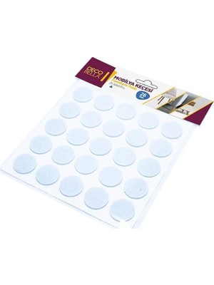 Uravas Store Sandalye ve Masa Ayak Koruyucu Keçe Kaymaz Bant, Mobilya Ayak Pedi, Kendinden Yapışkanlı, Fayans, Ahşap, Parke Koruma Keçesi, Gürültü Çizilme Önleyici Keçe Bant