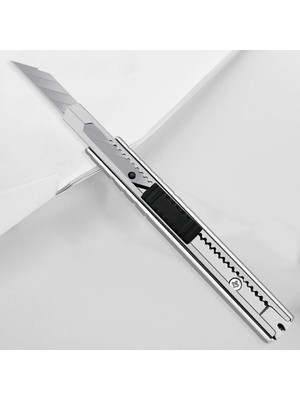 Uravas Store 2 Adet Ince Metal Gövdeli Cep Tipi Mini Ince Maket Bıçağı Falçata 9mm