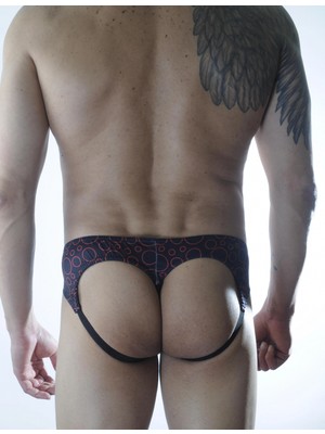 Hace Bazaar Erkek Daire Desenli Fantezi Jockstrap