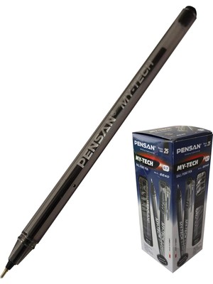Uravas Store Pensan 1,0 mm My-Tech Tükenmez Kalem 25LI Siyah - PE02250TKSI25