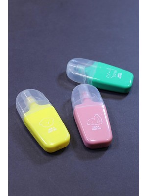 Uravas Store Mınıso Hayvan Figürlü Puppy Serisi Marker Set Çok Renkli 3 Adet, 2014512410101