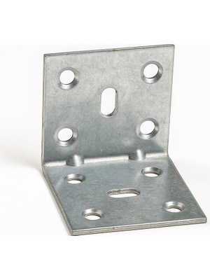 Uravas Store Metal L Demiri (25 Adet) Ince Gönye 40X40X40 mm Mobilya ve Duvar Sabitleme Bağlantı Aparatı