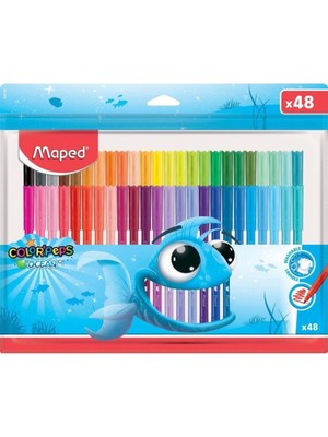 Uravas Store Maped Color'peps Ocean - Plastik Poşet 48'li 845726
