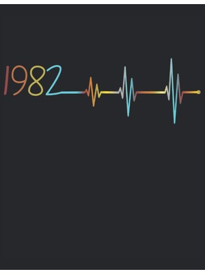 Uravas Store 101 Mandalas - Malbuch Ekg Herzschlag Jahrgang 1982 Baujahr Heartbeat: Lustiges Retro Geburtstag Design Frequenz - A4 (8,5X11) - 101 Seiten - ... - Entspannen - Anti Stress - Zum Ausmalen