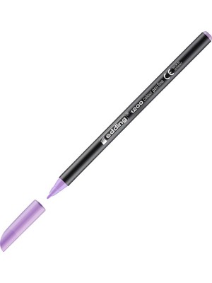 Uravas Store Edding 1200 Ince Uçlu Keçeli Kalem, Berry Lavanta, 1 Kalem, Yuvarlak Uçlu 1 mm