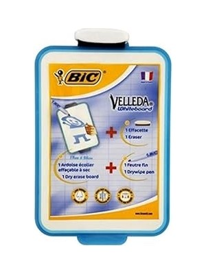 Uravas Store Bıc Velleda Mini Beyaz Tahta 1218 + Kalem + Silgi