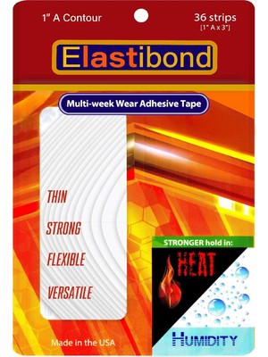 Uravas Store True Tape Elastibond Protez Saç Bandı Oval (1'' A) - (2,5cm x 7.5cm) 36 Adet