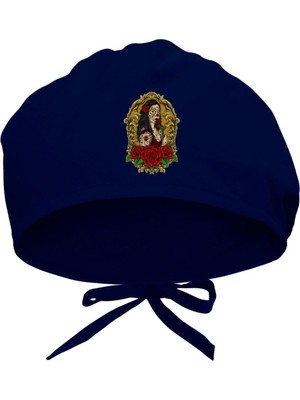 Uravas Store Dijital Baskılı Dövemeli Kız Cerrahi Bone - Doktor ve Hemşire Hastane Bonesi