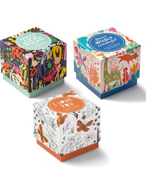 Uravas Store Compendium Çocuklar Için Thoughtfulls - Çılgınca Harikasınız 3'lü Paket, Sen Rock, Seni Seviyorum - 90 Çocuklarla Paylaşmak Için Açılır Kartlar, Her Birinin Içinde Farklı Bir Ilham Verici Mesaj Var
