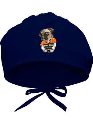 Uravas Store Cool Dog Baskılı Cerrahi Bone Doktor ve Hemşire Bonesi