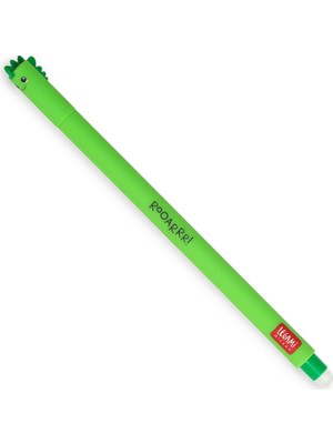 Uravas Store Legami - Silinebilir Jel Kalem, Kağıdı Kullanmadan Mürekkebi Çıkarmak Için Tükenmez Kalem, Isıya Duyarlı Yeşil Mürekkep, 0,7 mm Uç Çapı, Dino Teması