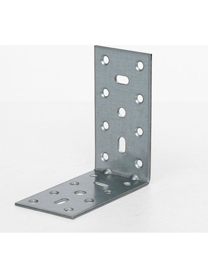 Uravas Store Mobilya Eşya Dolap Duvara Sabitleme Köşebent Bağlantı Aparatı (50 Adet) L Demiri Gönye 40X80X80 mm