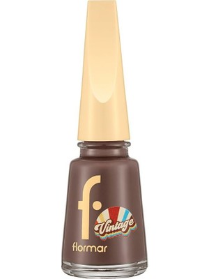 Uravas Store Flormar Vintage Brown Yüksek Pigmentli Parlak Bitişli Oje 573