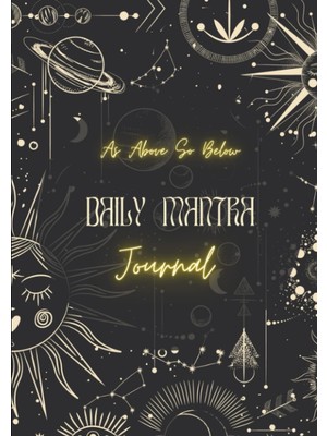 Uravas Store As Above So Below: Daily "mantra" Journal
