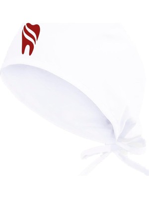 Uravas Store Unisex Beyaz Diş Doktoru Bandana