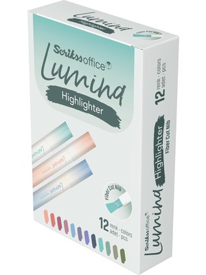 Uravas Store Scrikss Office Lumina Fosforlu Kalem Lotus Colour - 693U 12 Lik Amb