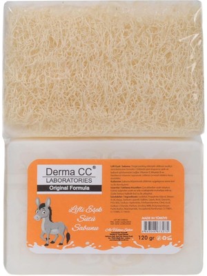 Uravas Store Derma cc Laboratorıes Lifli Sabun Eşek Sütlü, 120 Gram