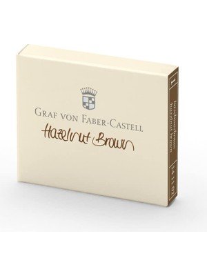 Uravas Store Graf Von Faber-Castell Dolma Kalem Kartuşu 6'lı Kahve