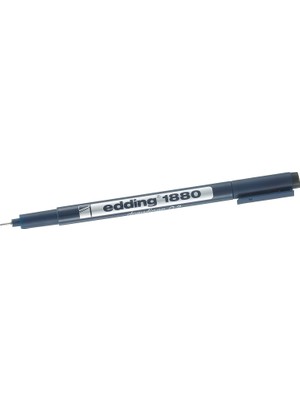 Uravas Store Edding 1880 Teknik Çizim Kalemi - Siyah - 1 Kalem - 0,3 mm Çizgi Genişliği