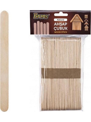 Uravas Store Brons Çubuk Ahşap Naturel Dar BR-900