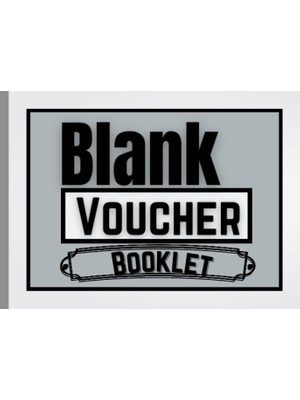 Uravas Store Independently Published Blank Voucher Booklet: 50 Fillable Dıy Colored Cards, Relationship Coupons For Couples, Him And Her, Perfect For Valentine's Day And Anniversary