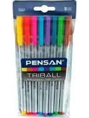 Uravas Store Pensan Tükenmez Triball Renkli 8li