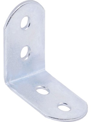 Uravas Store BADEM10 Mobilya Dolap Köşe Bağlantı Sabitleme L Demir Köşebent Gönye 30X30X17 mm (5 Adet)