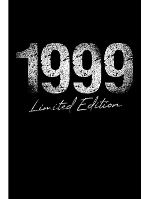 Uravas Store Limited Birthday Edition 1999 Born Year Vintage Retro Grunge Line Art: Notebook - Funny Heart Line Birthday Gift, Vintage Retro Gift Idea - A5 (6x9) - ... Note, Sketch, Planner, Birthday, Vintage