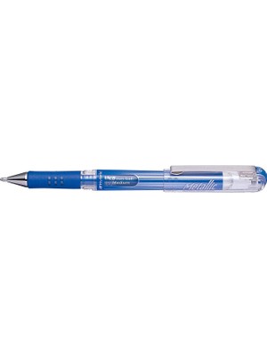 Uravas Store Pentel 1.0 mm - Yedekli Jel Roller - Dolmakalem Gövde Mtlk Mavi