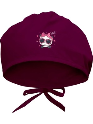 Uravas Store Sevimli Star Panda Cerrahi Bone