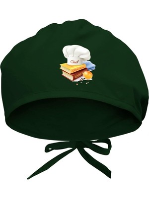 Uravas Store Chef Kitabı Baskılı Cerrahi Bone - Doktor ve Hemşire Bonesi Hastane Bonesi