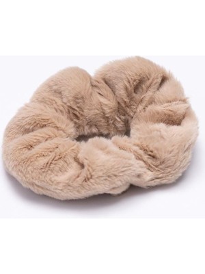 Uravas Store Bimotif Peluş Saç Tokası, Kahverengi