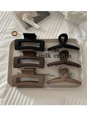Uravas Store Kadın Ikili Model Siyah Kahverengi Tonlar 6'lı Set