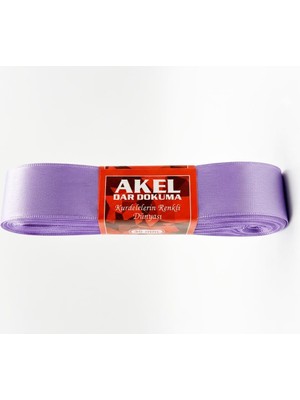 Omeyva Akel Dar Dokuma Lila Saten Kurdele - 3 Cm. x 10 Metre - 1 Adet