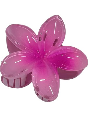 Uravas Store Lotus Saç Tokası Kelebek Mandal Kapmalı 7-8 cm A.pembe