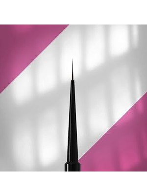 Uravas Store Staleks Kapaklı Sentetik Ince Uçlu Nail Art Liner Çizim Fırçası 10MM Nbe-03