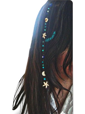 Uravas Store Tinsel Saç Boncuğu Saç Ipi Saç Aksesuarı